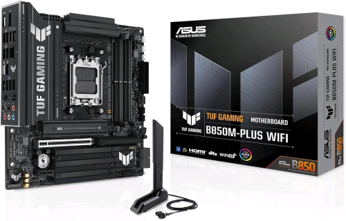 ASUS TUF GAMING B850M-PLUS WI-FI 6E AMD B850 SOCKET AM5 MICRO ATX